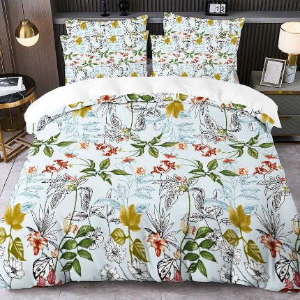 91家纺网 家纺一手货源 找家纺 jit跨境数码印花被套三件套一件代发temu希音集采shein亚马逊速卖通pod模式