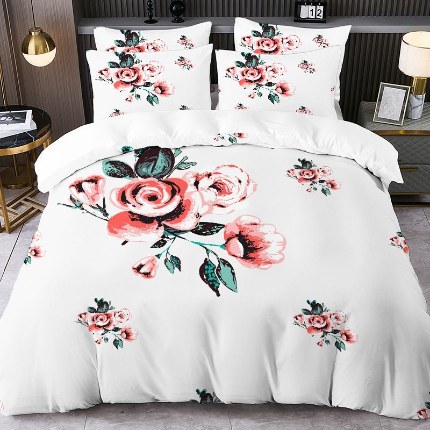 91家纺网 家纺一手货源 找家纺 jit跨境数码印花被套三件套一件代发temu希音集采shein亚马逊速卖通pod模式