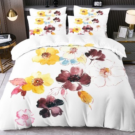 91家纺网 家纺一手货源 找家纺 jit跨境数码印花被套三件套一件代发temu希音集采shein亚马逊速卖通pod模式