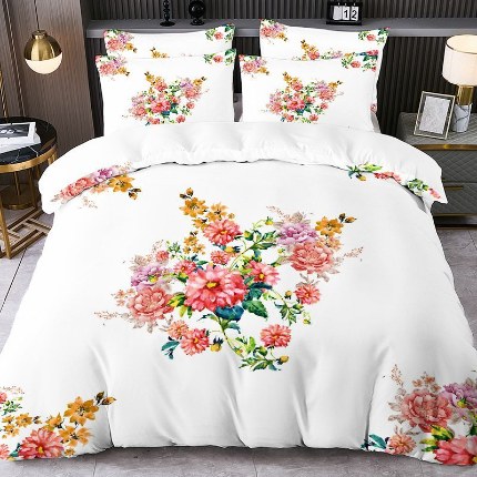 91家纺网 家纺一手货源 找家纺 jit跨境数码印花被套三件套一件代发temu希音集采shein亚马逊速卖通pod模式