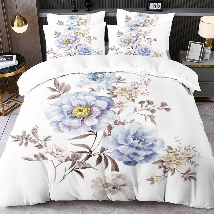 91家纺网 家纺一手货源 找家纺 jit跨境数码印花被套三件套一件代发temu希音集采shein亚马逊速卖通pod模式