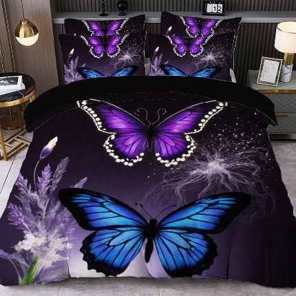 91家纺网 家纺一手货源 找家纺 jit跨境数码印花被套三件套一件代发temu希音集采shein亚马逊速卖通pod模式