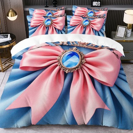 91家纺网 家纺一手货源 找家纺 jit跨境数码印花被套三件套一件代发temu希音集采shein亚马逊速卖通pod模式