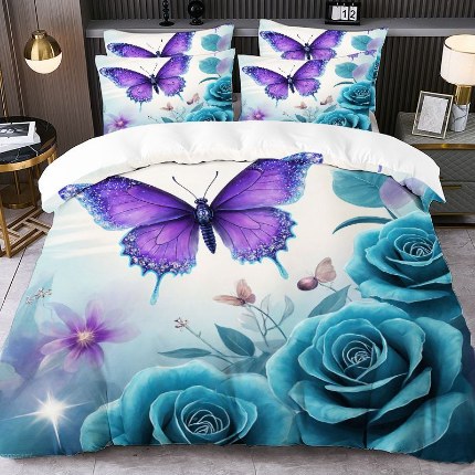 91家纺网 家纺一手货源 找家纺 jit跨境数码印花被套三件套一件代发temu希音集采shein亚马逊速卖通pod模式