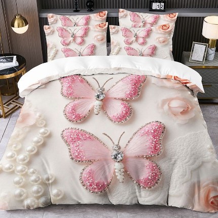 jit跨境数码印花被套三件套一件代发temu希音集采shein亚马逊速卖通pod模式