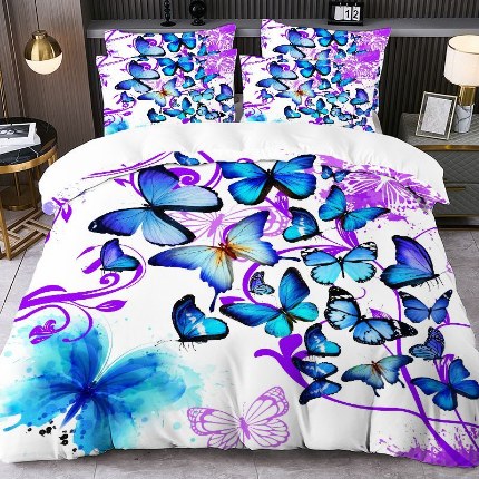 91家纺网 家纺一手货源 找家纺 jit跨境数码印花被套三件套一件代发temu希音集采shein亚马逊速卖通pod模式