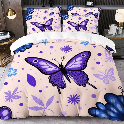 91家纺网 家纺一手货源 找家纺 jit跨境数码印花被套三件套一件代发temu希音集采shein亚马逊速卖通pod模式