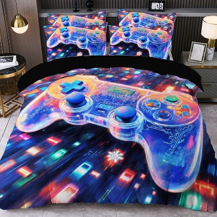 91家纺网 家纺一手货源 找家纺 jit跨境数码印花被套三件套一件代发temu希音集采shein亚马逊速卖通pod模式