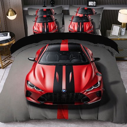 jit跨境数码印花被套三件套一件代发temu希音集采shein亚马逊速卖通pod模式