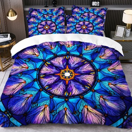 91家纺网 家纺一手货源 找家纺 jit跨境数码印花被套三件套一件代发temu希音集采shein亚马逊速卖通pod模式