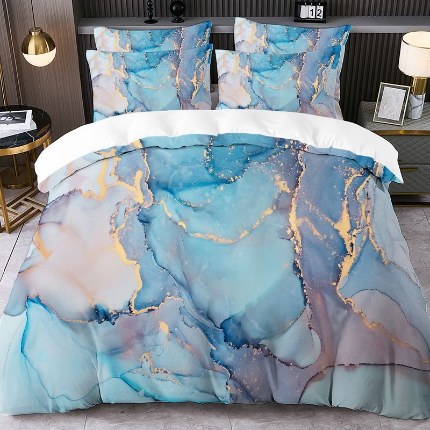 91家纺网 家纺一手货源 找家纺 jit跨境数码印花被套三件套一件代发temu希音集采shein亚马逊速卖通pod模式