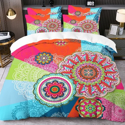 91家纺网 家纺一手货源 找家纺 jit跨境数码印花被套三件套一件代发temu希音集采shein亚马逊速卖通pod模式