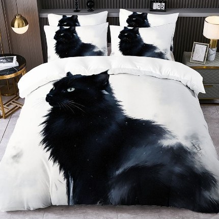 91家纺网 家纺一手货源 找家纺 jit跨境数码印花被套三件套一件代发temu希音集采shein亚马逊速卖通pod模式