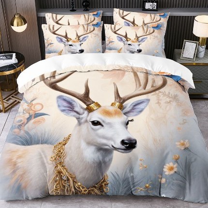 91家纺网 家纺一手货源 找家纺 jit跨境数码印花被套三件套一件代发temu希音集采shein亚马逊速卖通pod模式