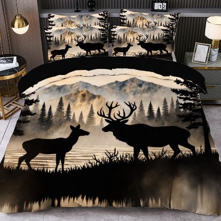 91家纺网 家纺一手货源 找家纺 jit跨境数码印花被套三件套一件代发temu希音集采shein亚马逊速卖通pod模式