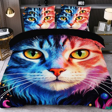 91家纺网 家纺一手货源 找家纺 jit跨境数码印花被套三件套一件代发temu希音集采shein亚马逊速卖通pod模式