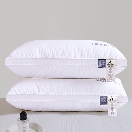 91家纺网 家纺一手货源 找家纺 （总）新品 兴丝露枕芯 A类全棉星级酒店枕 全棉羽丝枕 全棉枕芯 高中低枕 成人枕芯 