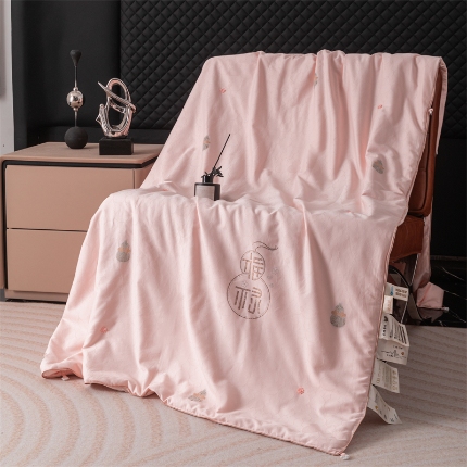 91家纺网 家纺一手货源 找家纺 （总）福禄 羽绒被95白鹅绒被80支全棉双层三防抗菌静音春秋被子被芯加厚冬被 