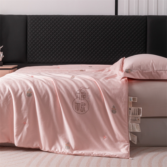 91家纺网 家纺一手货源 找家纺 （总）新国标 100桑蚕丝被子黄金丝春秋被加厚冬被二合一被芯陪嫁喜被 天木兰