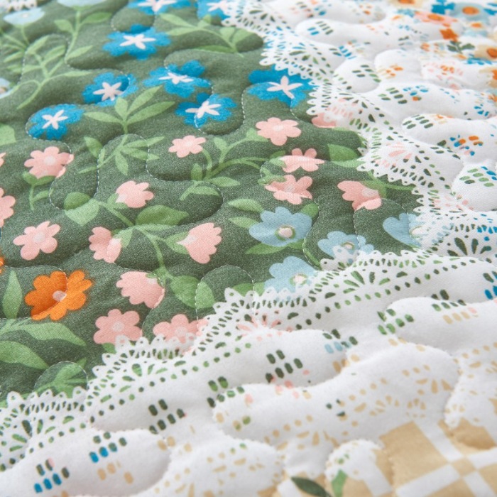 91家纺网 家纺一手货源 找家纺 跨境专供   2025年绗缝被四季通用床可水洗床盖夹棉绗缝床盖