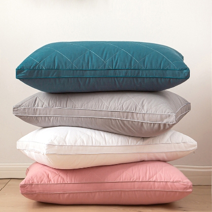 （总）新品 兴丝露枕芯 亲肤绗绣枕芯 羽丝枕 立体枕 双边枕芯 舒适枕 中高枕 枕头