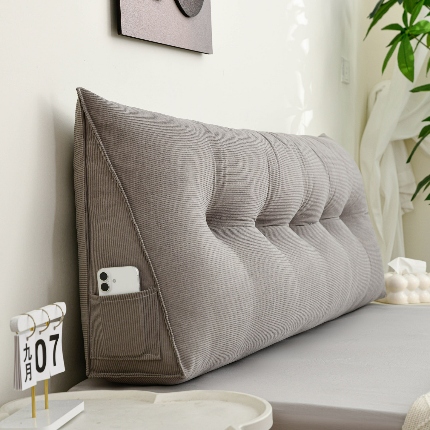 91家纺网 家纺一手货源 找家纺 （总）美达人 2025新款灯芯绒三角床头靠垫靠背靠枕