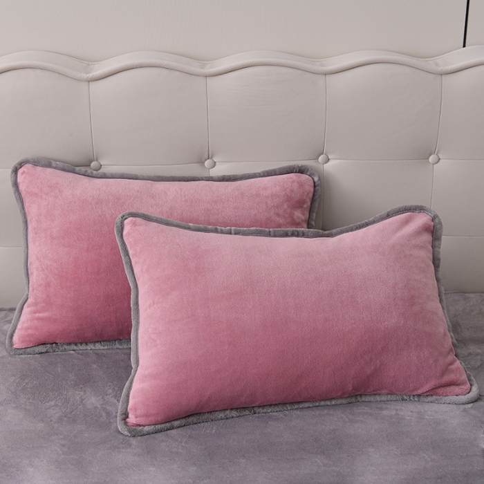 91家纺网 家纺一手货源 找家纺 （总）云恋家纺 加厚牛奶绒四件套简约双面加绒被套罩床单双人家用冬季法兰绒--简约款