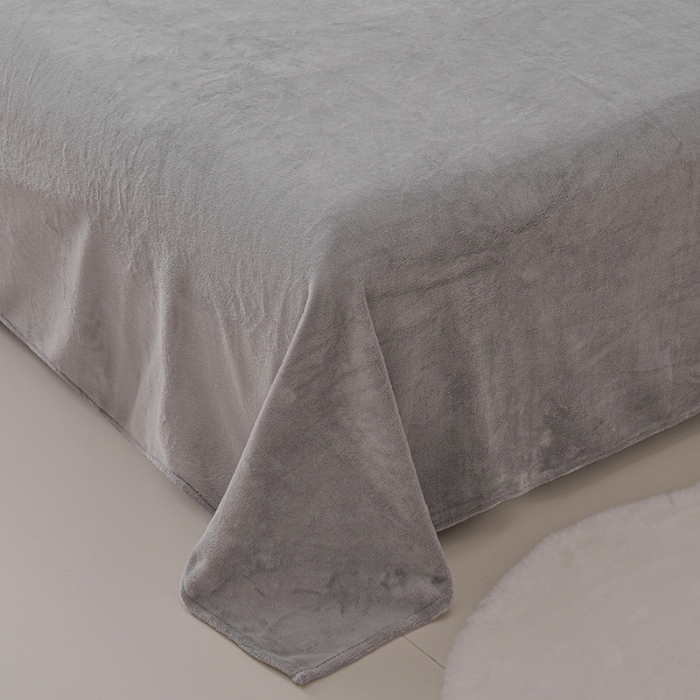 91家纺网 家纺一手货源 找家纺 （总）云恋家纺 加厚牛奶绒四件套简约双面加绒被套罩床单双人家用冬季法兰绒--简约款