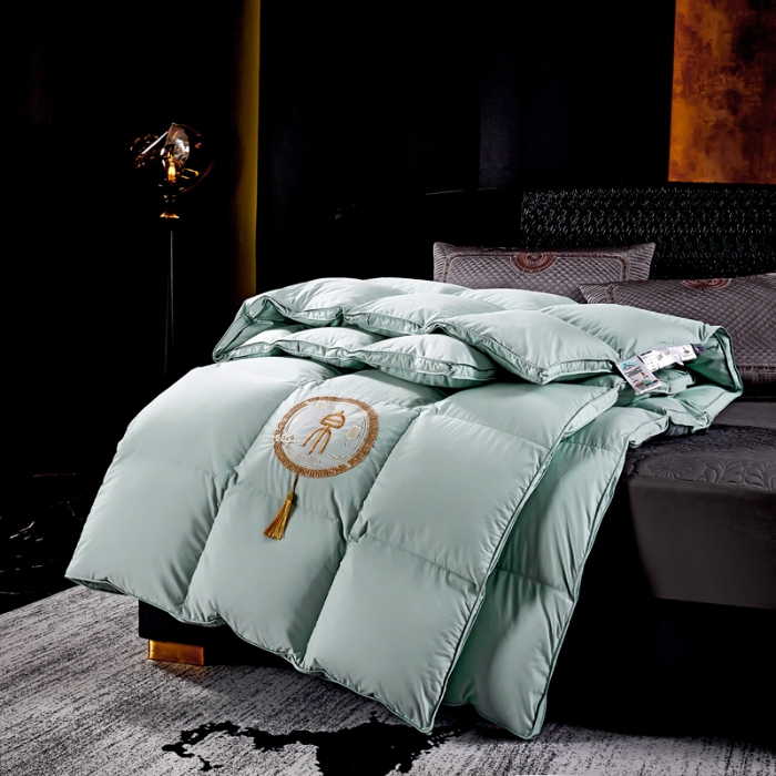 91家纺网 家纺一手货源 找家纺 （总）抗日家纺 专版新品中国风120支超柔软糯面料被壳 帛风羽绒被