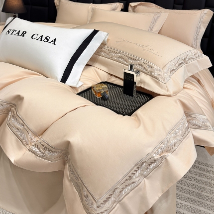 （总）星蕴家纺 2025新款贡缎长绒棉四件套-路易