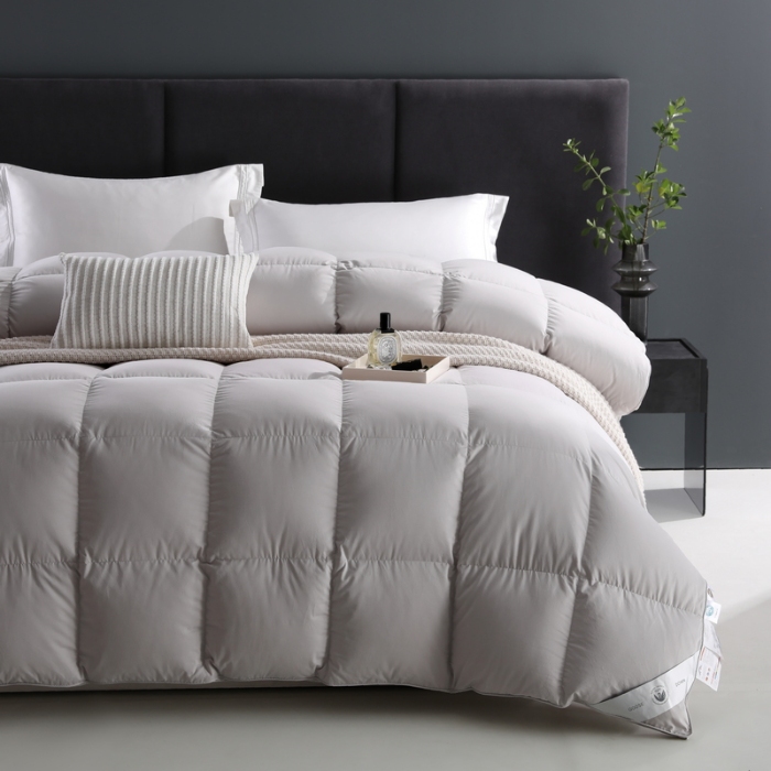 91家纺网 家纺一手货源 找家纺 （总）超静音 95白鹅绒被子糯棉羽绒被春秋被加厚冬被保暖家用结婚被芯床品