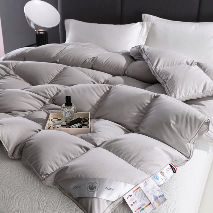 91家纺网 家纺一手货源 找家纺 （总）超静音 95白鹅绒被子糯棉羽绒被春秋被加厚冬被保暖家用结婚被芯床品