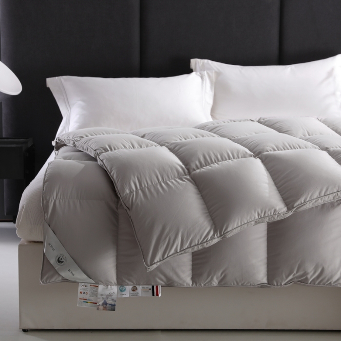 91家纺网 家纺一手货源 找家纺 （总）超静音 95白鹅绒被子糯棉羽绒被春秋被加厚冬被保暖家用结婚被芯床品