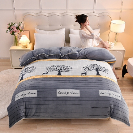 91家纺网 家纺一手货源 找家纺 （总）眠多宝2025爆款230克高克重牛奶绒单被套法莱绒水晶绒金貂绒被罩抖音快手直播单品--单被套