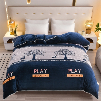 91家纺网 家纺一手货源 找家纺 （总）眠多宝2025爆款230克高克重牛奶绒单被套法莱绒水晶绒金貂绒被罩抖音快手直播单品--单被套