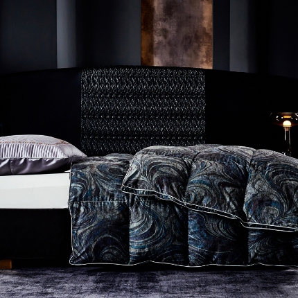 91家纺网 家纺一手货源 找家纺 （总）抗日家纺 专版花型高密度超柔数码印花单层立体防绒羽绒被壳