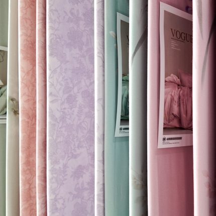 鲁奥  套件面料床盖面料32*21全棉磨毛数码印花面料