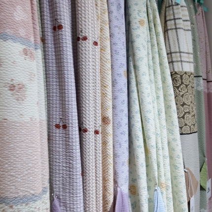 恒隆  新款被芯面料套件面料95克泡泡棉印花面料