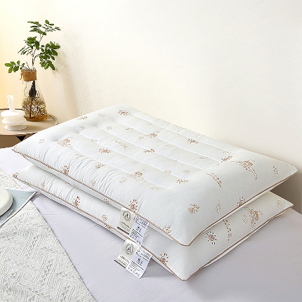 91家纺网 家纺一手货源 找家纺 （总）新品 兴丝露枕芯 全棉酒店枕 全棉羽丝枕 全棉护颈枕 健康护颈保健枕 全棉酒店羽丝护颈枕芯