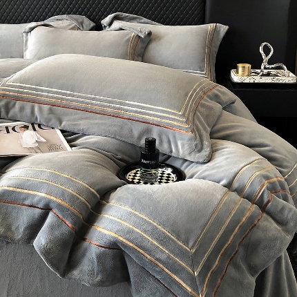 （总）星蕴家纺 2025新款全消光牛奶绒四件套-马德里