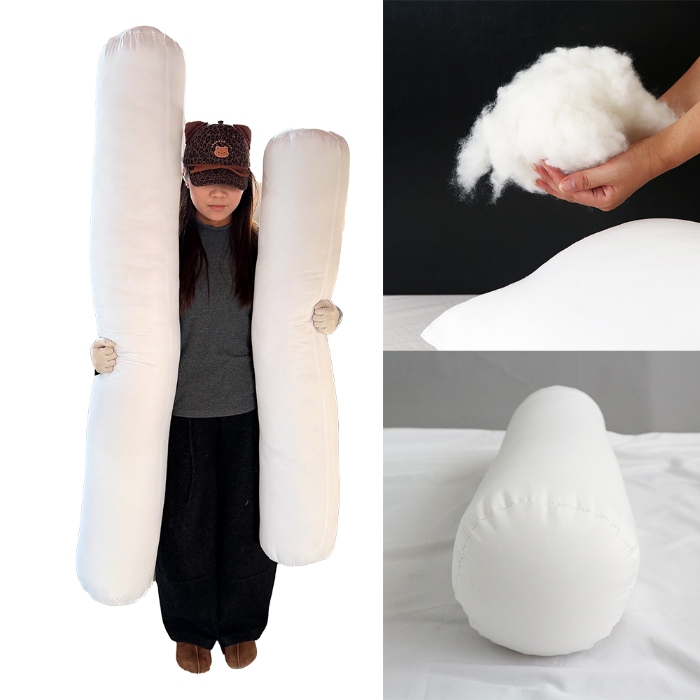 91家纺网 家纺一手货源 找家纺 （总）圆柱枕直径20cm 长抱枕芯 儿童伴睡枕 1米1.2米1.5米