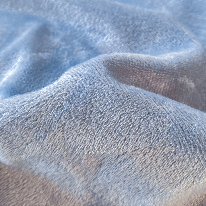 91家纺网 家纺一手货源 找家纺 宝宝绒婴儿绒四件套刺绣纯色四件套床单床笠牛奶绒四件套 蓝拼卡其