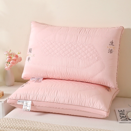 91家纺网 家纺一手货源 找家纺 兴丝露枕芯 特价舒弹枕 磨毛枕芯 刺绣羽丝枕 双边枕芯 立体枕头 成人枕芯