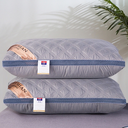 91家纺网 家纺一手货源 找家纺 兴丝露枕芯 特价舒弹枕 磨毛枕芯 刺绣羽丝枕 双边枕芯 立体枕头 成人枕芯