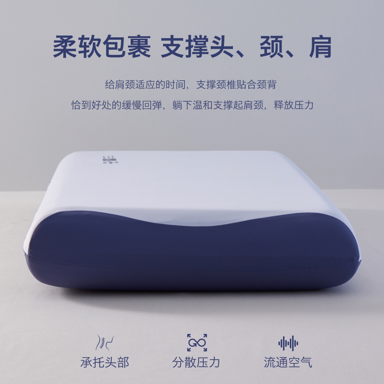 91家纺网 家纺一手货源 找家纺 （总）2026新款  深睡星级酒店记忆枕 安睡慢回弹0压记忆棉零压力枕芯枕头