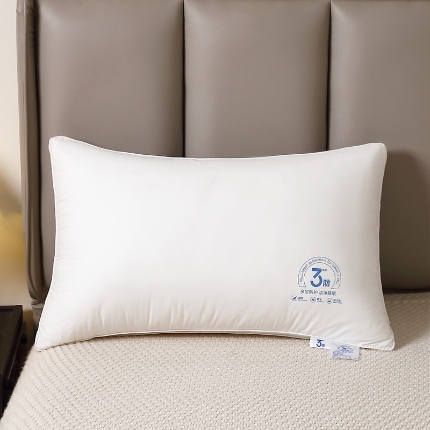 91家纺网 家纺一手货源 找家纺 兴丝露枕芯 全棉酒店枕 羽丝枕 双边立体枕 单人枕芯 全棉枕头 全棉枕芯