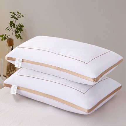 91家纺网 家纺一手货源 找家纺 兴丝露枕芯 全棉酒店枕 羽丝枕 双边立体枕 单人枕芯 全棉枕头 全棉枕芯