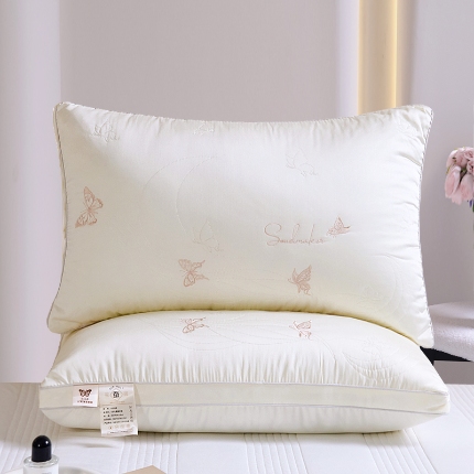 91家纺网 家纺一手货源 找家纺 兴丝露枕芯 全棉酒店枕 羽丝枕 双边立体枕 单人枕芯 全棉枕头 全棉枕芯