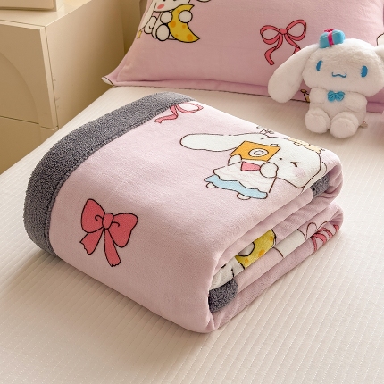 91家纺网 家纺一手货源 找家纺 （总）2025儿童毛毯双层加厚冬季北极绒小被子幼儿园午睡宝宝婴儿珊瑚绒学生毯子