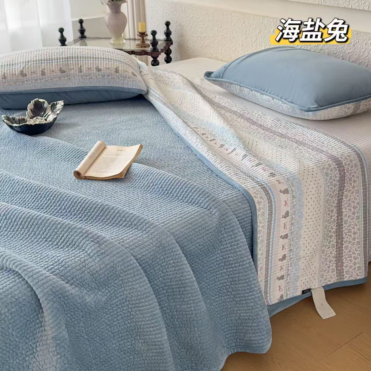 91家纺网 家纺一手货源 找家纺 （总）金标•棉绒床盖  